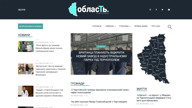 Oblast — Ternopil Region News Portal